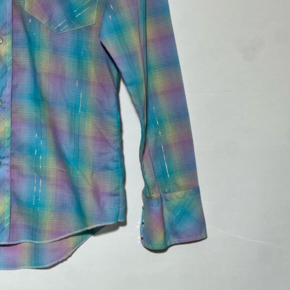 Miller Long Sleeve Button Up Casual Western Shirt Multicolor Womens Size 16 - Picture 7 of 12